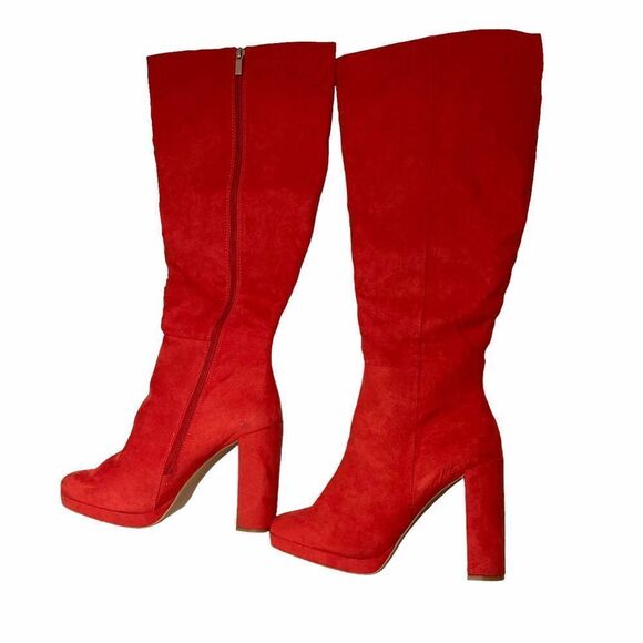 ‎JUST FAB Emmaline Platform Heeled Boot - Picture 12 of 12